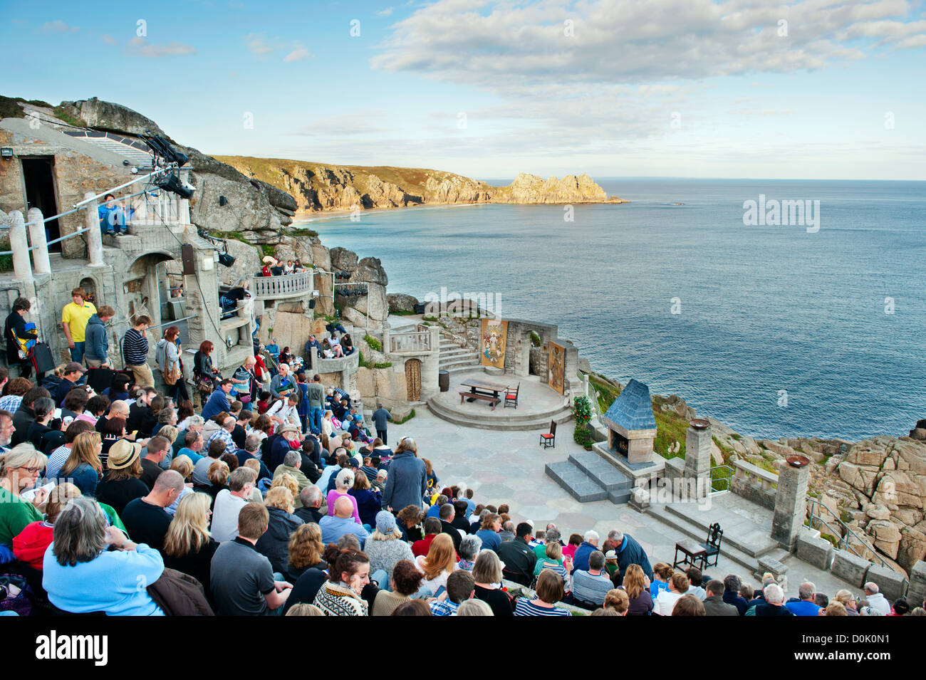 Il Minack teatro aperto vicino a Penzance. Foto Stock