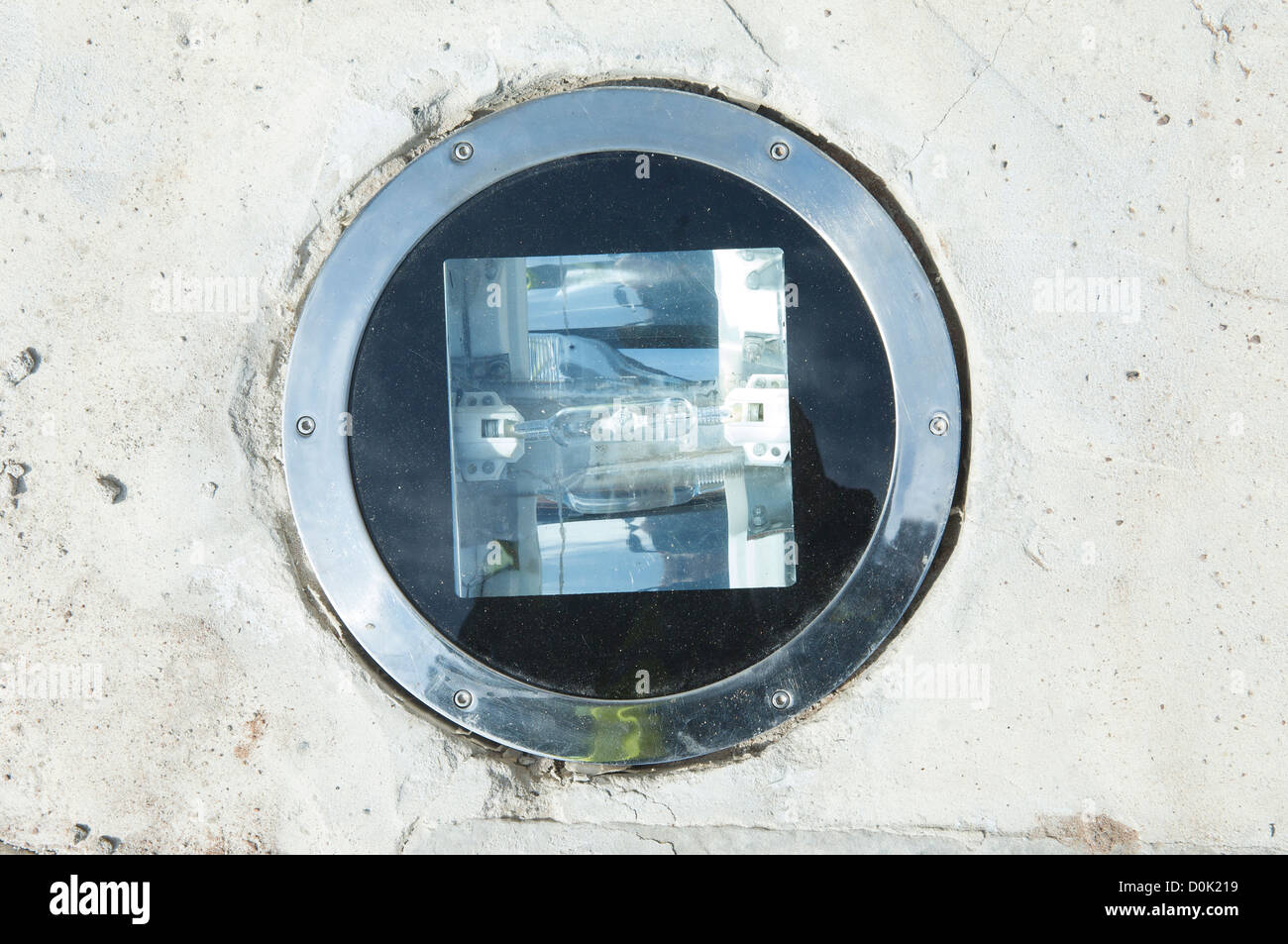 Lampada alogena in massa per l edificio di illuminazione Foto Stock