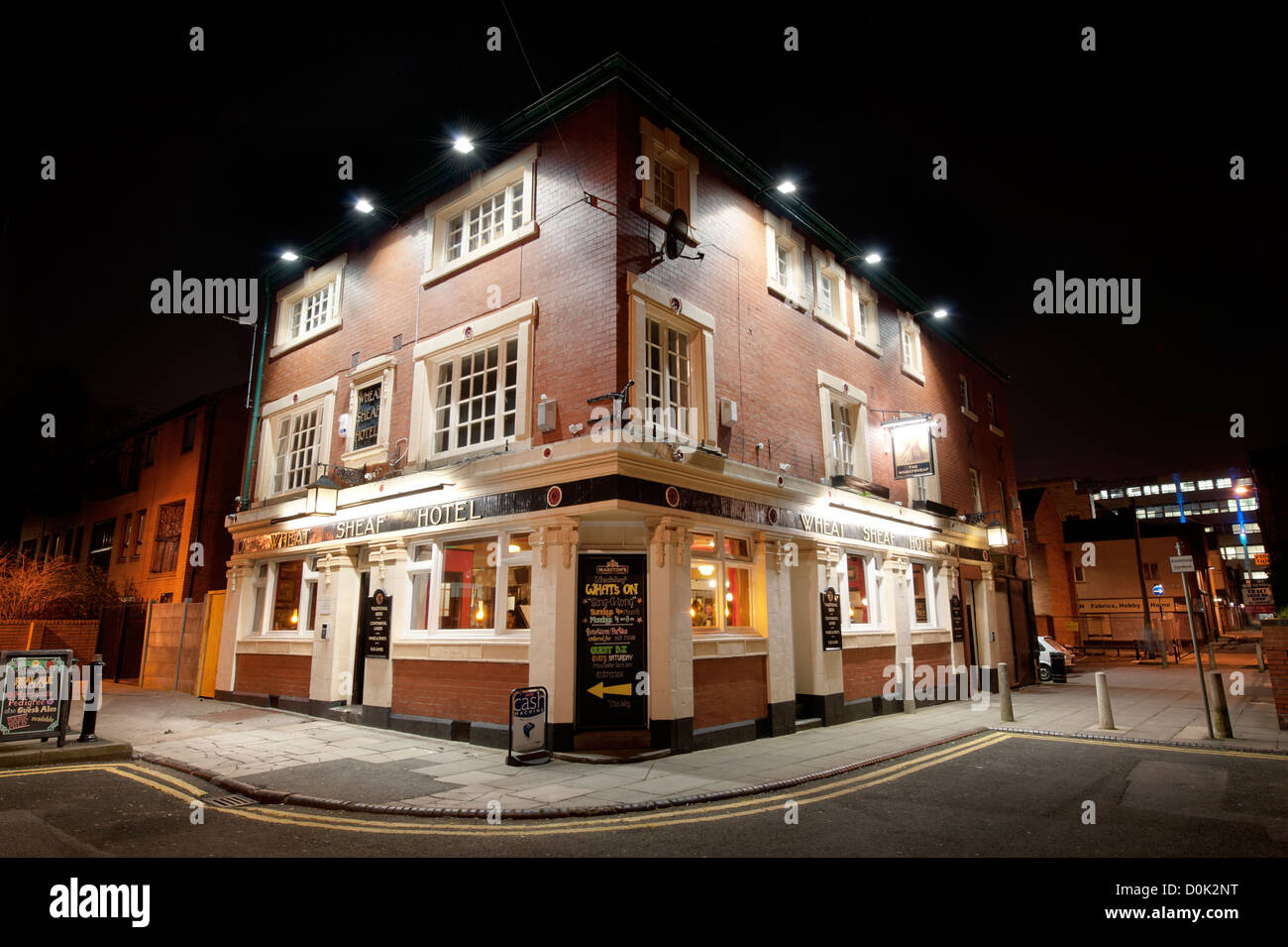 Il Wheatsheaf Pub di Manchester. Foto Stock