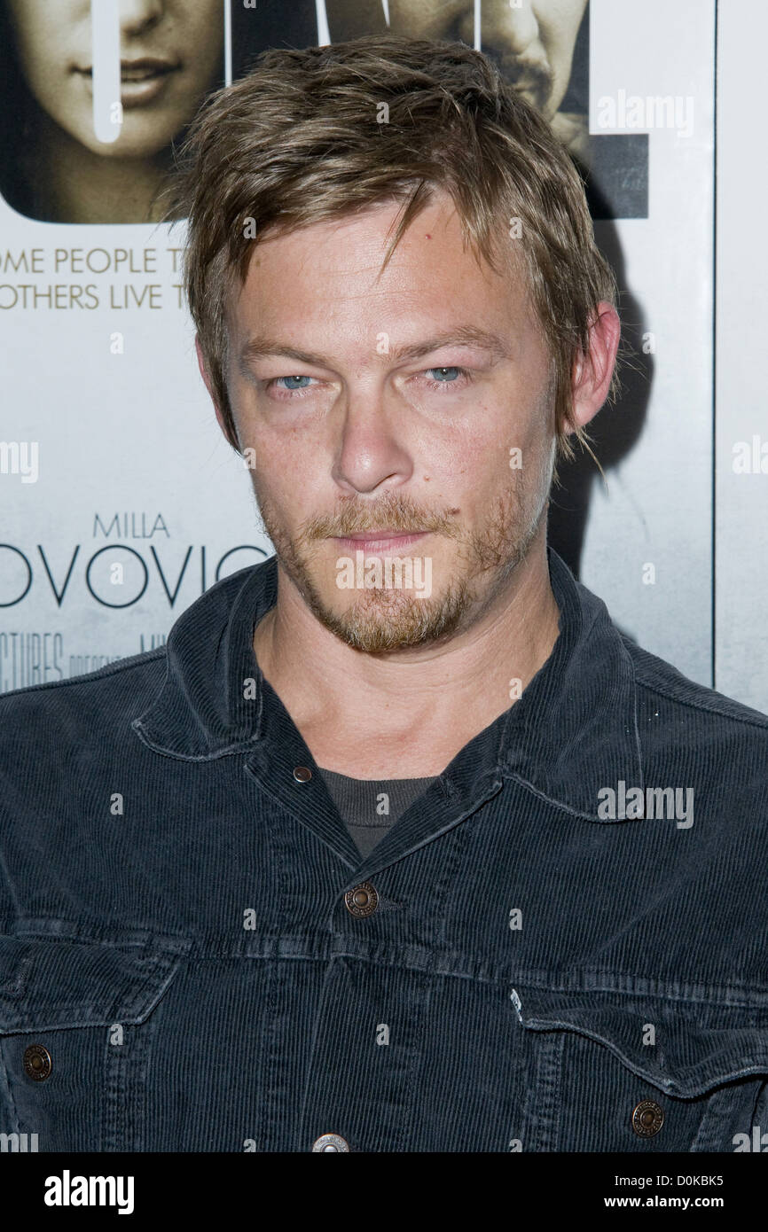 Norman Reedus New York Premiere di 'Stone"al MOMA - Arrivi New York City, Stati Uniti d'America - 05.10.10 Foto Stock