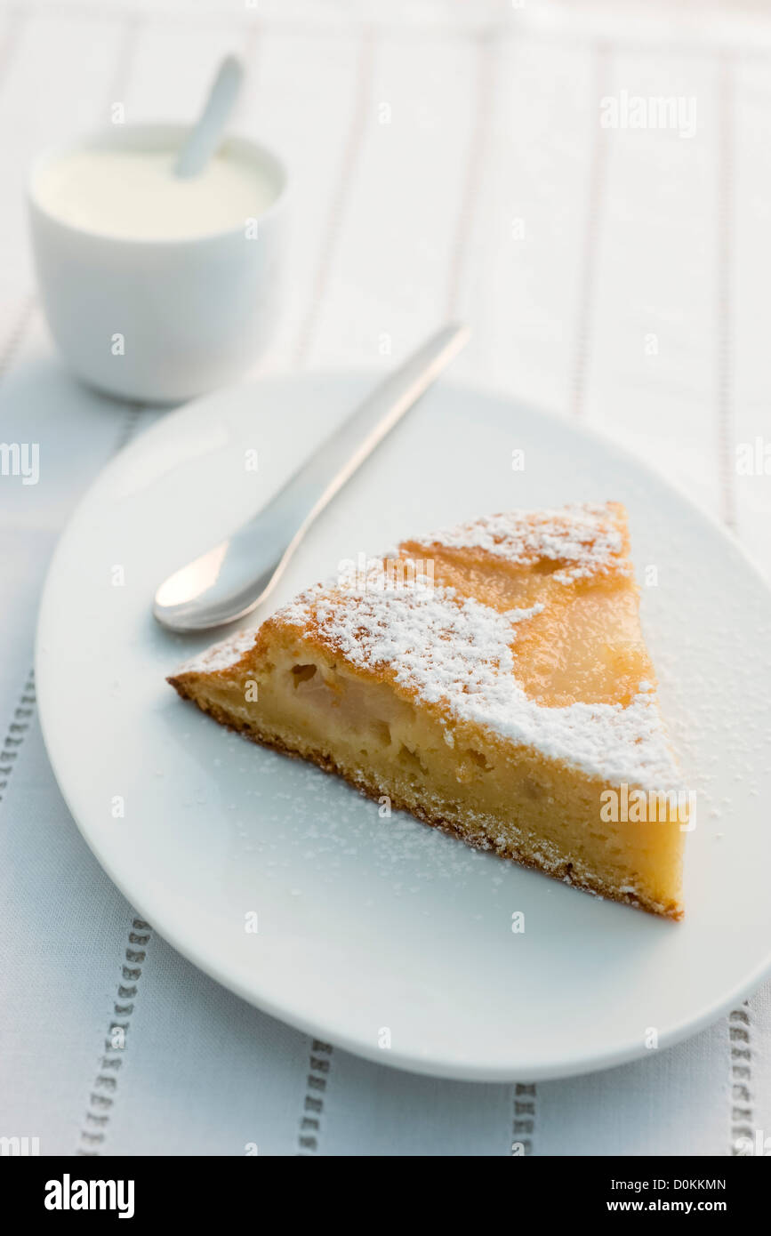 Torte morbide con le pere Foto Stock