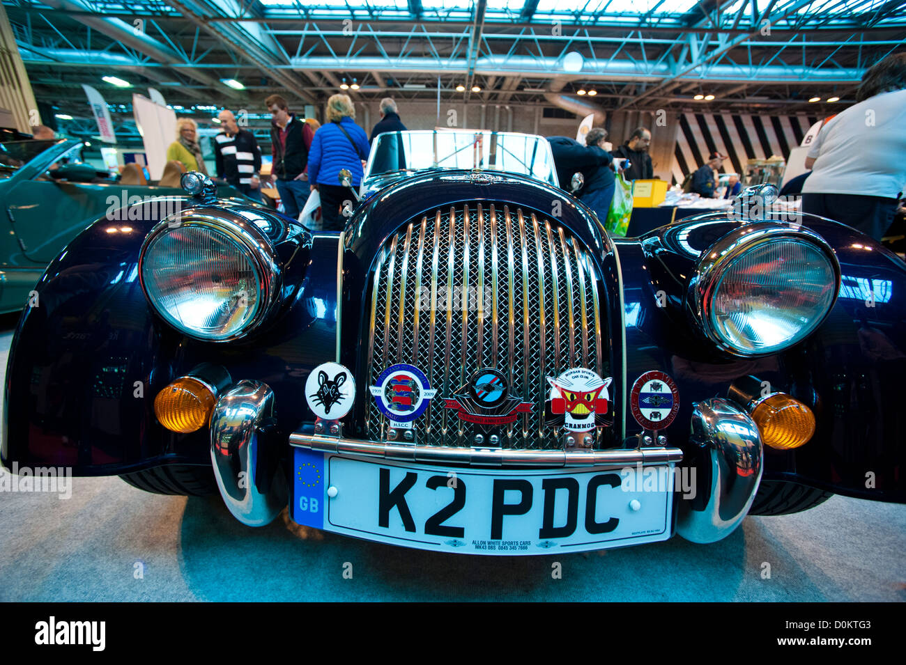 Morgan auto sportiva al 2012 Classic Motor Show, NEC, Birmignham, West Midlands Foto Stock