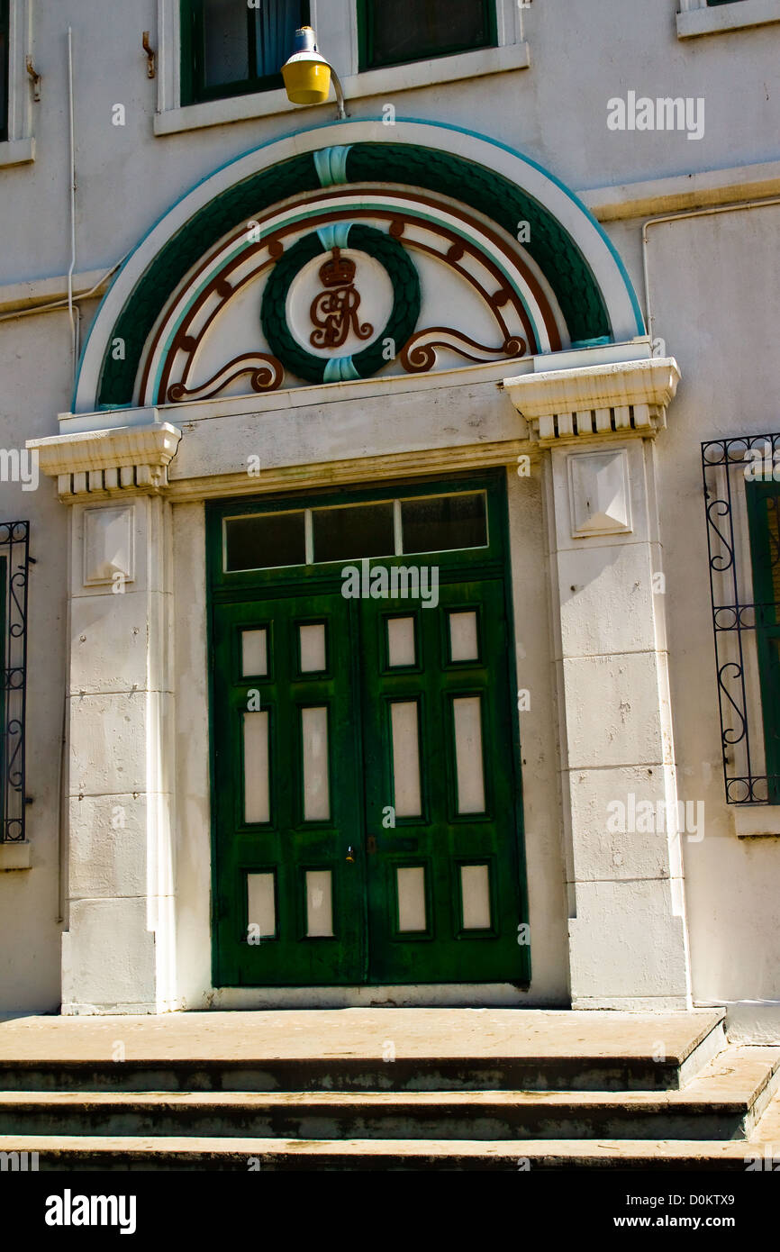 Una porta nel Belize Foto Stock