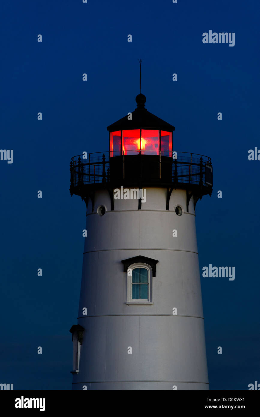 Edgartown Lighthouse, Martha's Vineyard, Massachusetts, STATI UNITI D'AMERICA Foto Stock