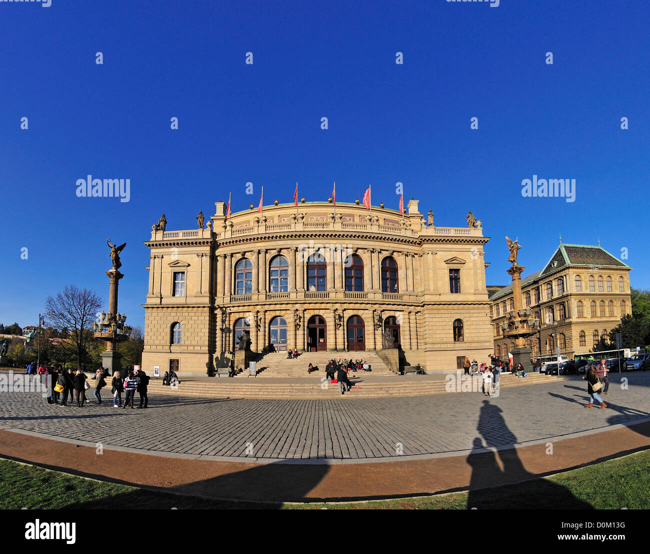Praga, Repubblica Ceca. Rudolfinum (Josef Zitek; 1875-84. neo-rinascimentale) Concert hall Foto Stock