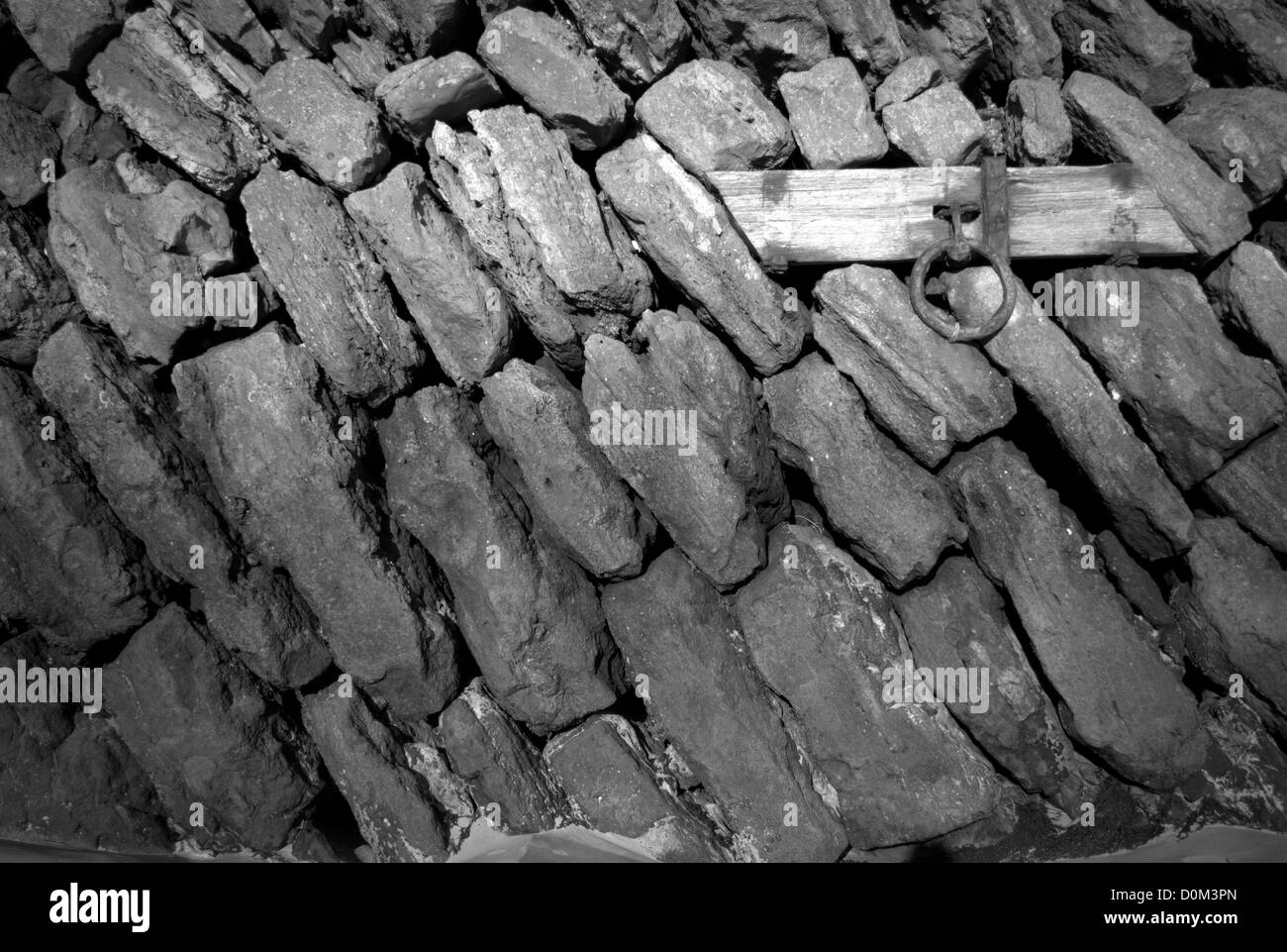 Parete di pietra Foto Stock