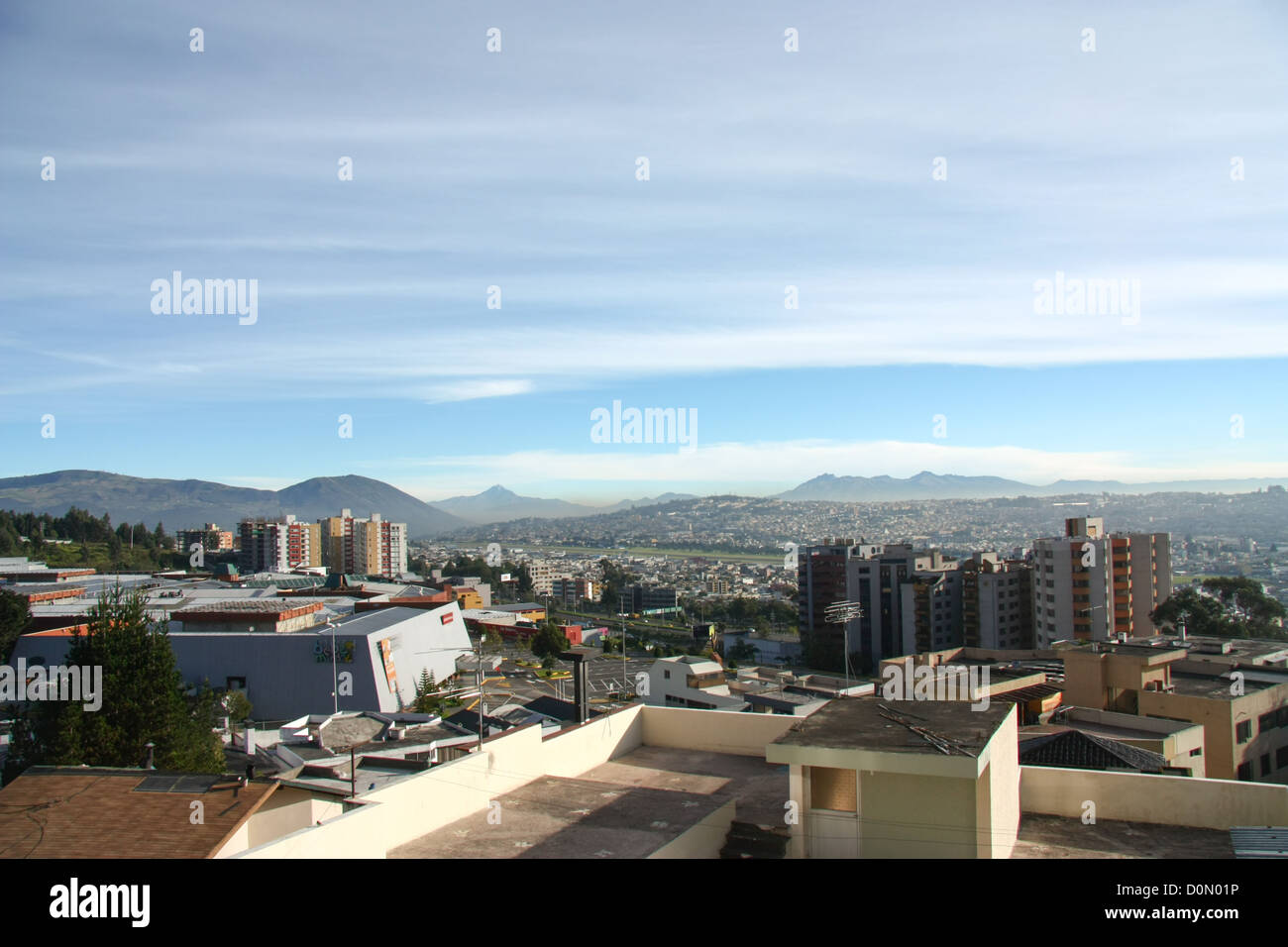 Vista di Quito Foto Stock