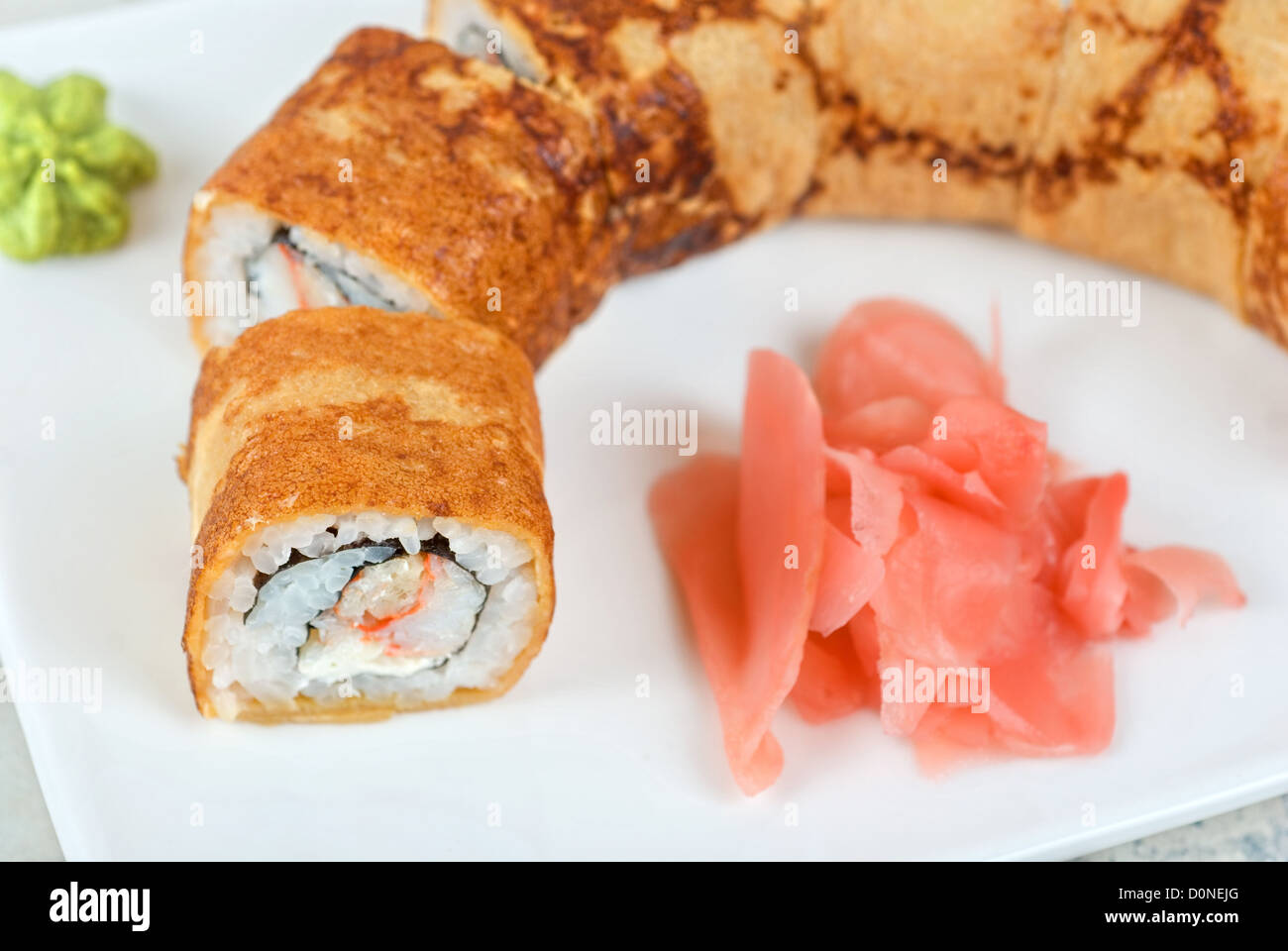 sushi del pancake Foto Stock