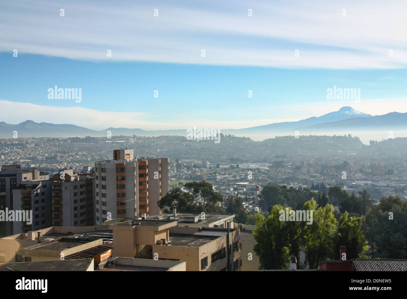 Vista di Quito Foto Stock