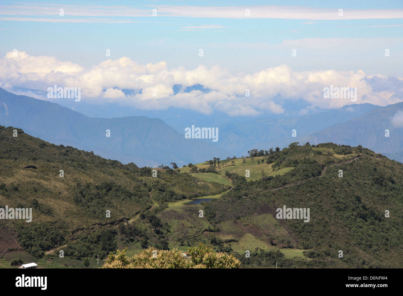 Montagne di Quito in Ecuador Foto Stock