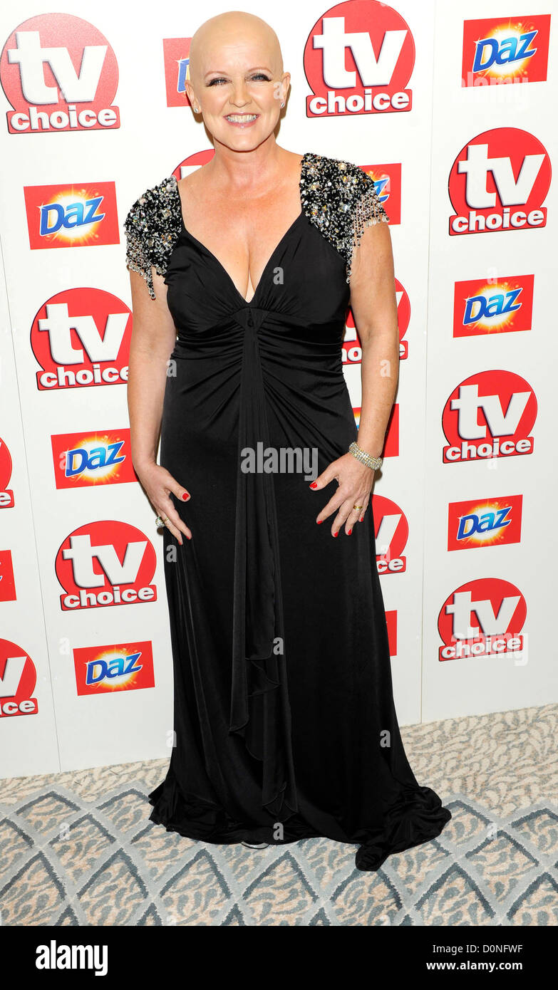 Bernie Nolan TV Choice Awards 2010 presso il Dorchester arrivi - Londra, Inghilterra - 06.09.10 Foto Stock