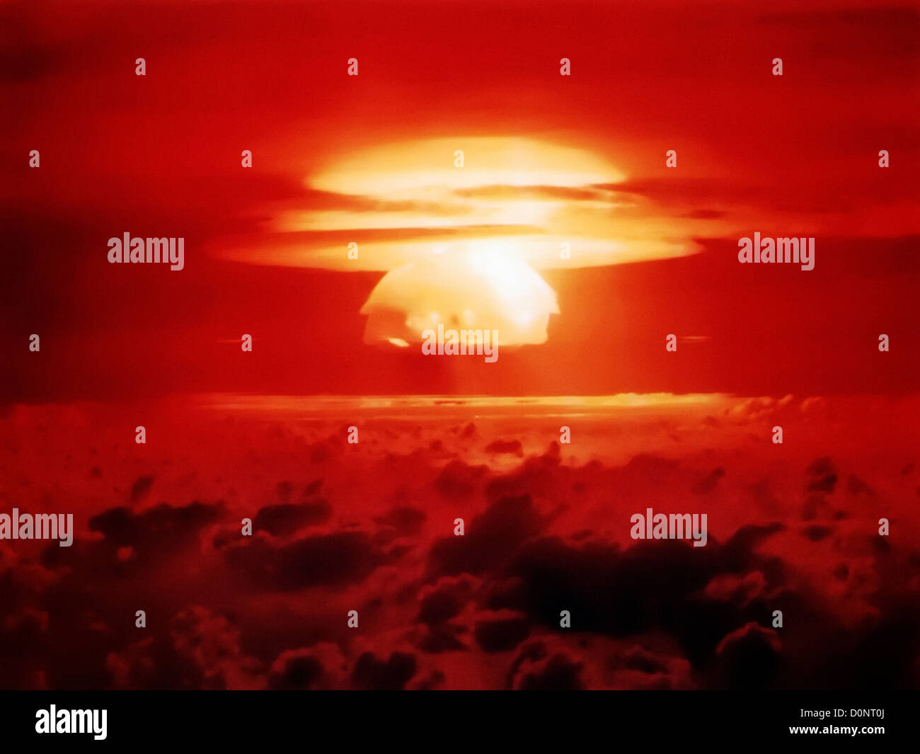 Cloud a fungo di funzionamento Castle-Bravo Foto Stock