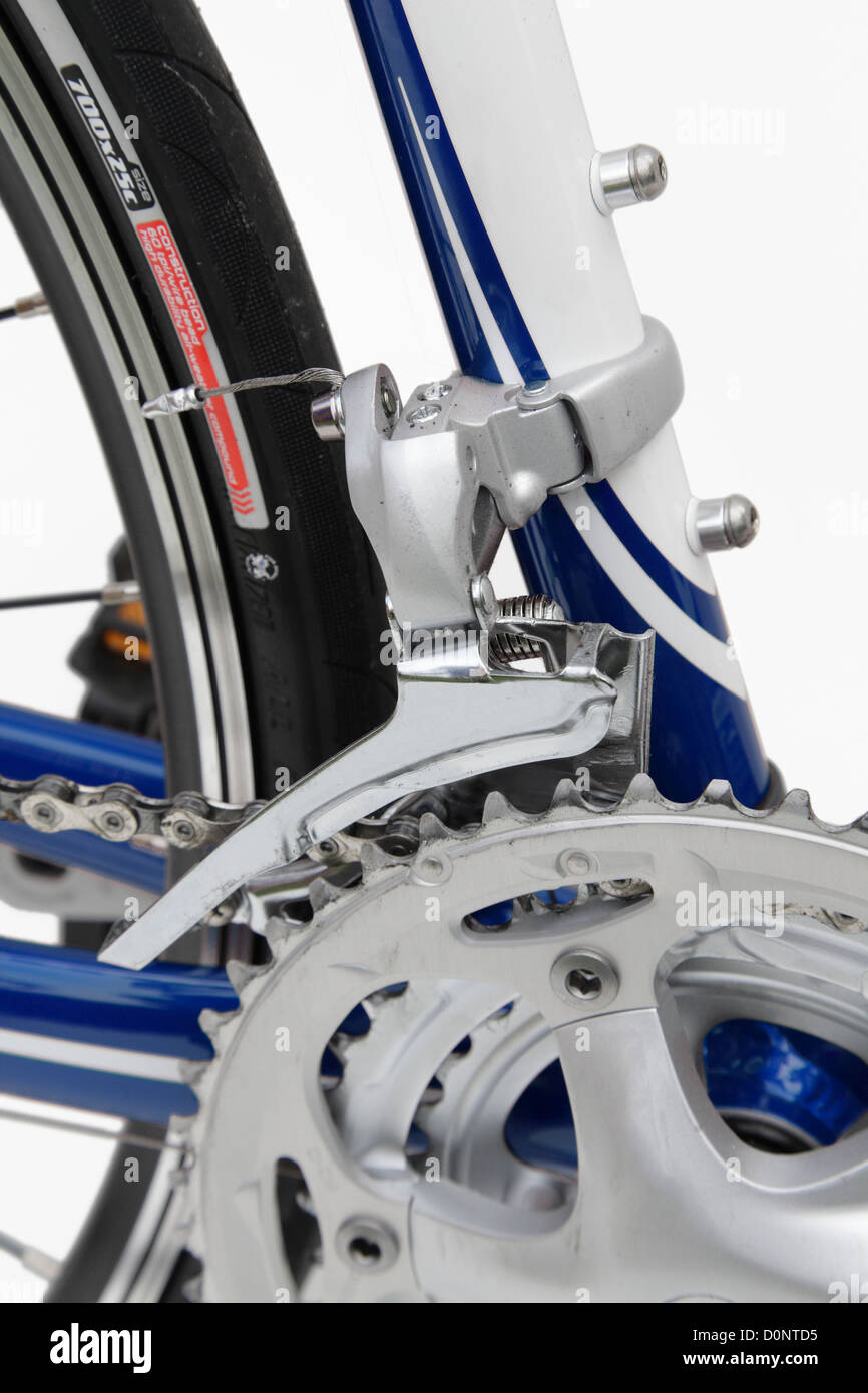Bici da corsa bicicletta guarnitura ruote dentate della catena di  trasmissione Foto stock - Alamy