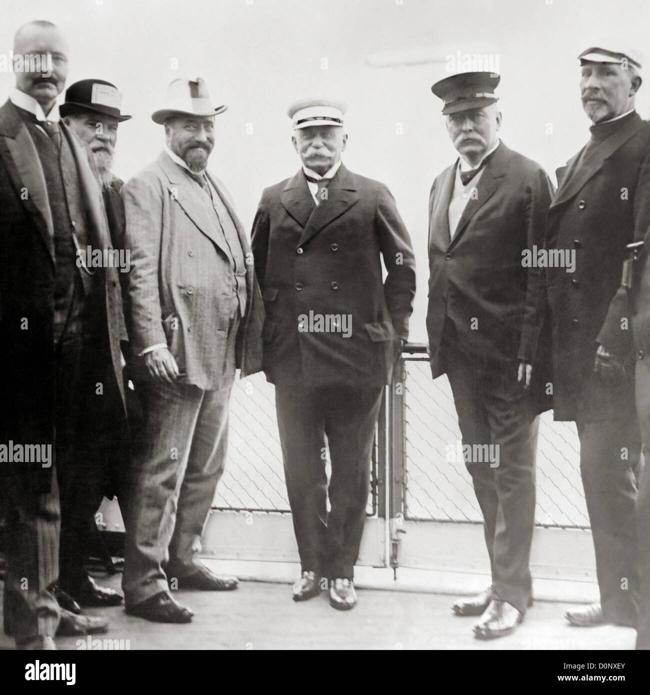 Ferdinand von Zeppelin e azienda Foto Stock