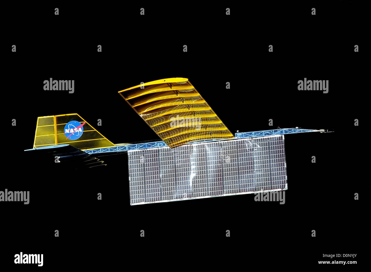 Solare sperimentale Powered modello di aeromobile Foto Stock
