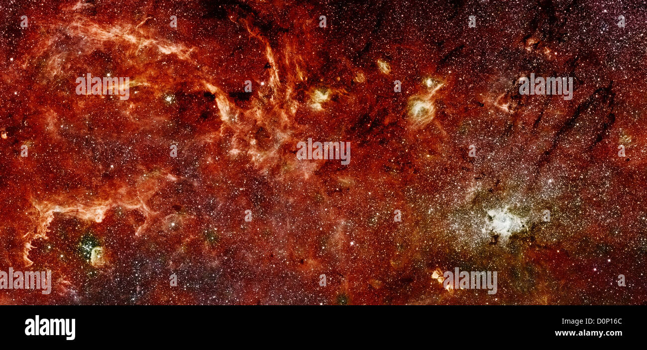 Nucleo galattico Foto Stock