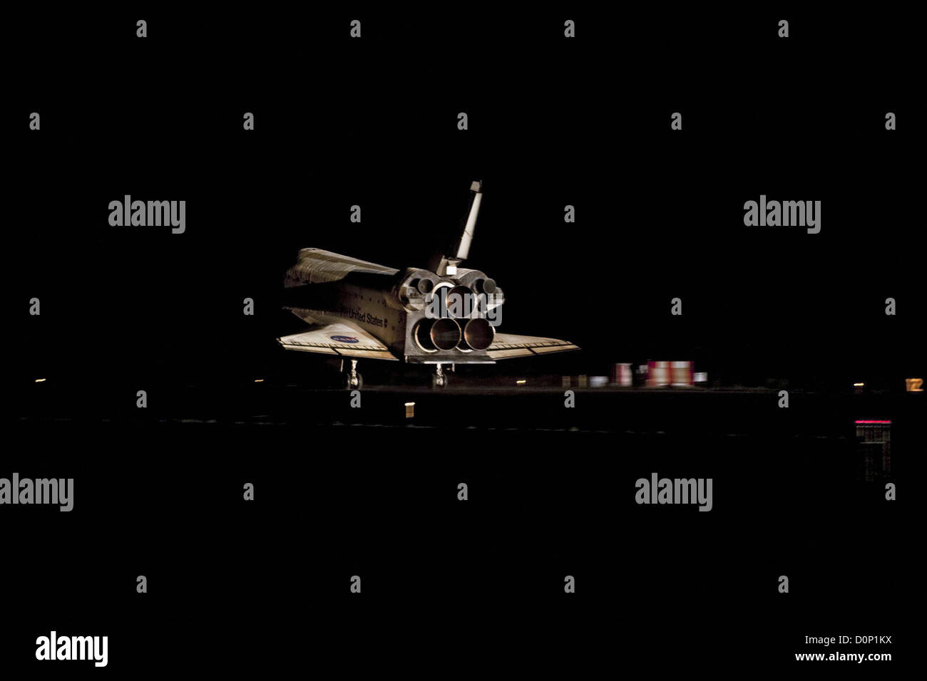 Lo Space Shuttle torna a casa Foto Stock