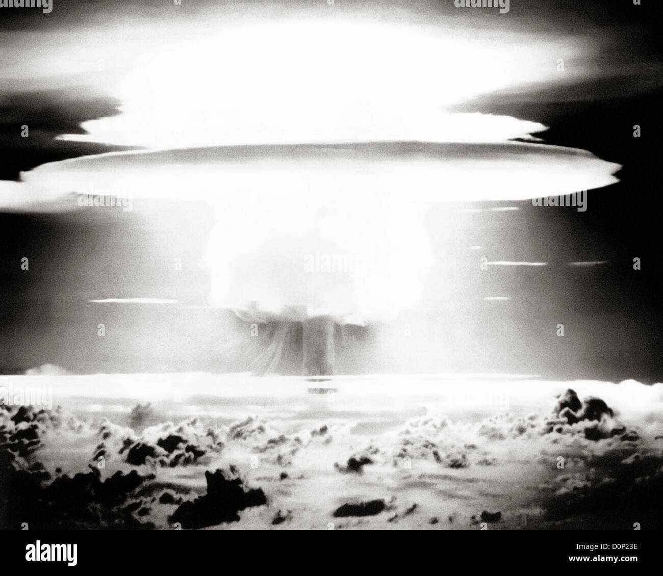 Cloud a fungo di funzionamento Castle-Bravo Foto Stock