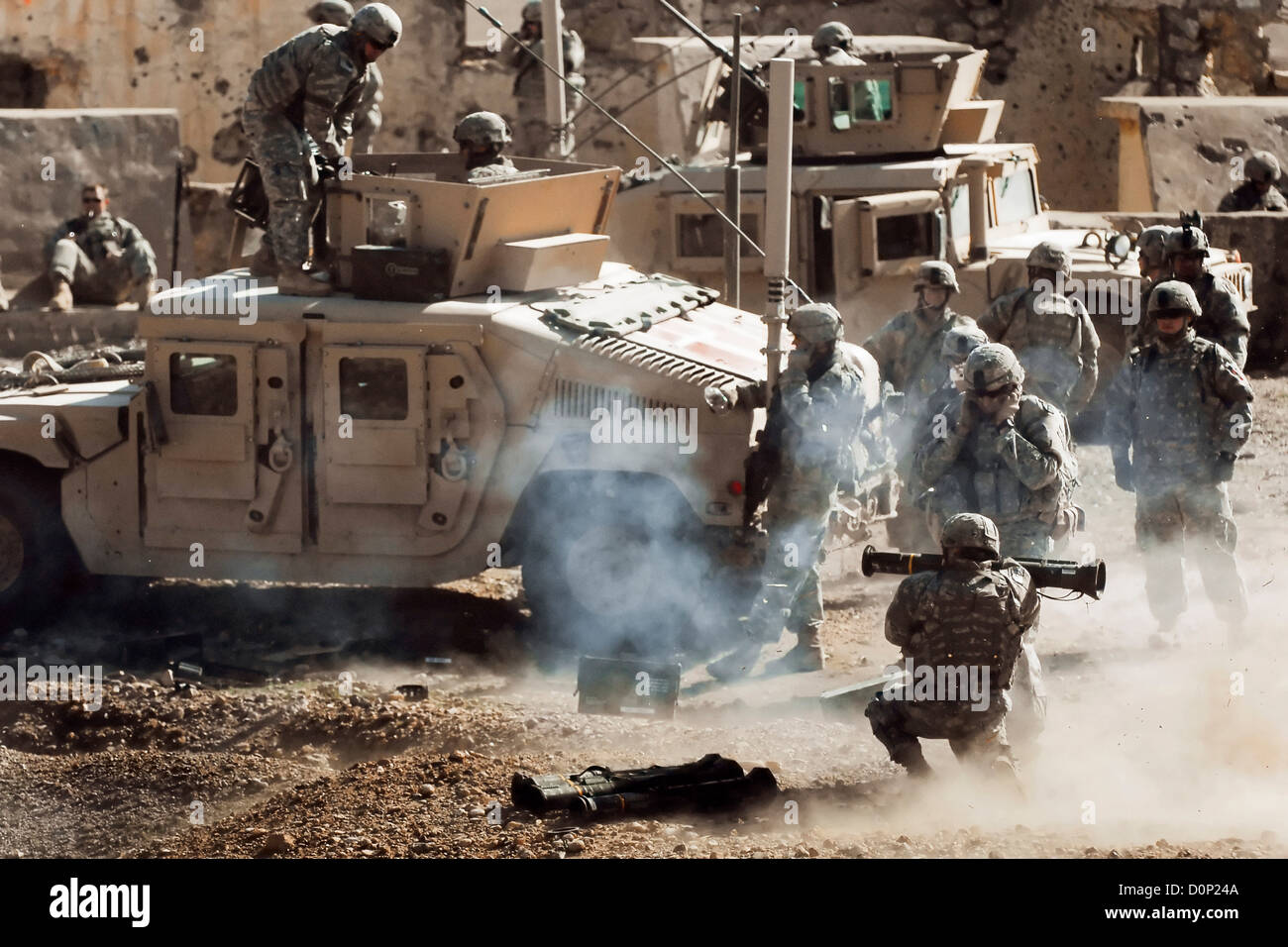 Decimo Montagna divisione soldati a Kirkouk Foto Stock