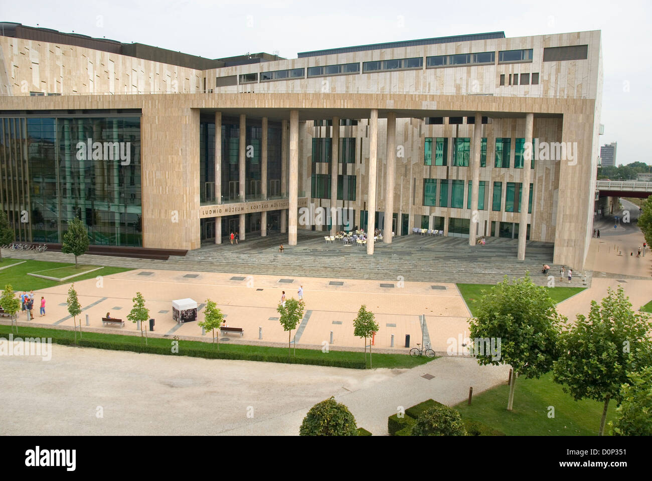 Ludwig Museum, il Museo di Arte Contemporanea, Budapest, Ungheria, Europa Foto Stock