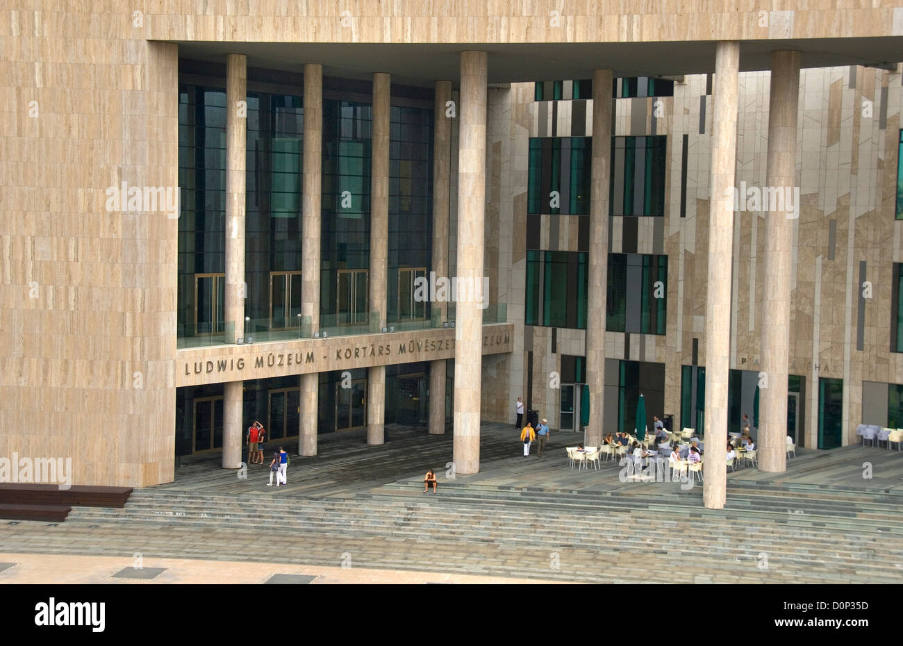 Ludwig Museum, il Museo di Arte Contemporanea, Budapest, Ungheria, Europa Foto Stock