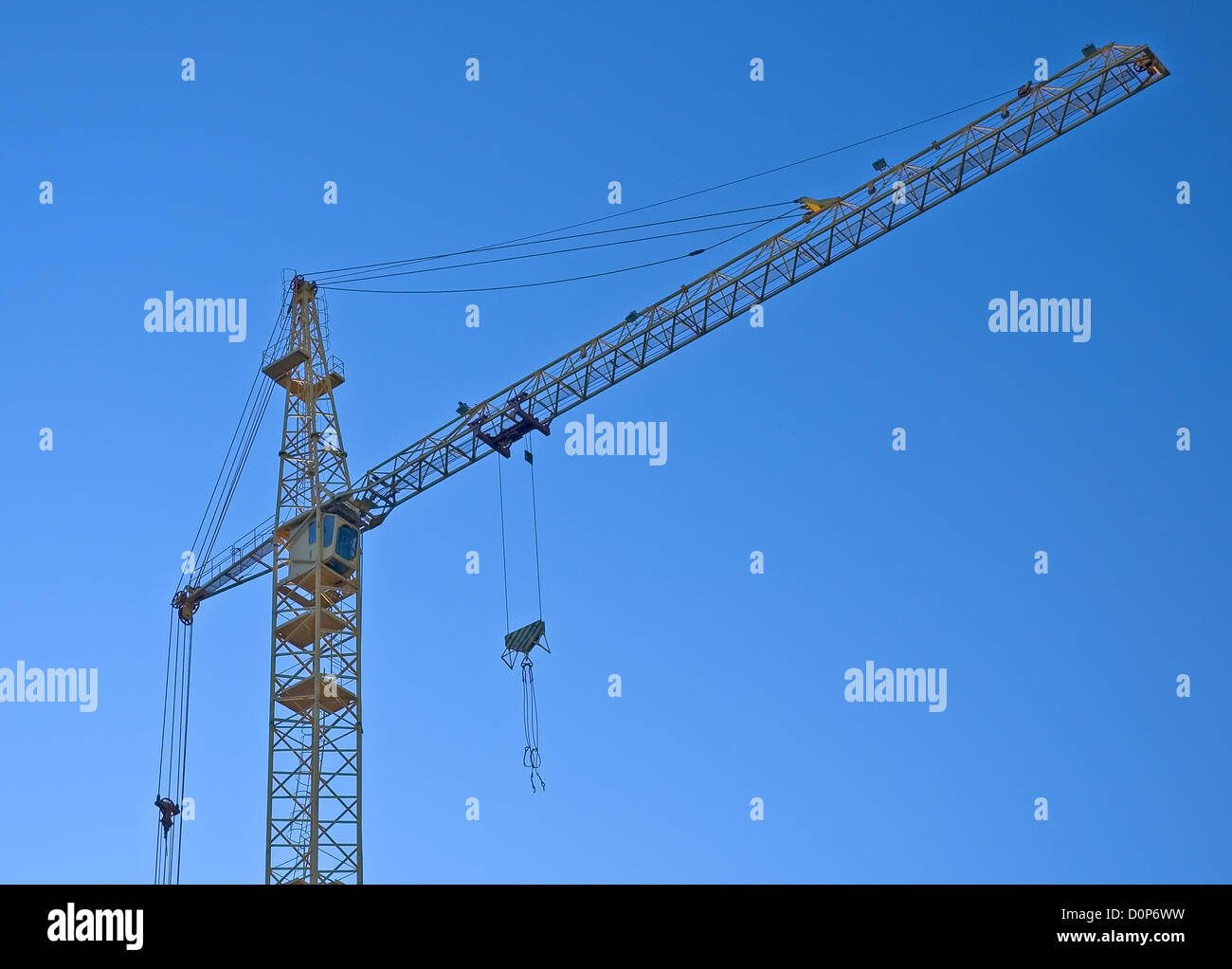 Gru da cantiere Foto Stock
