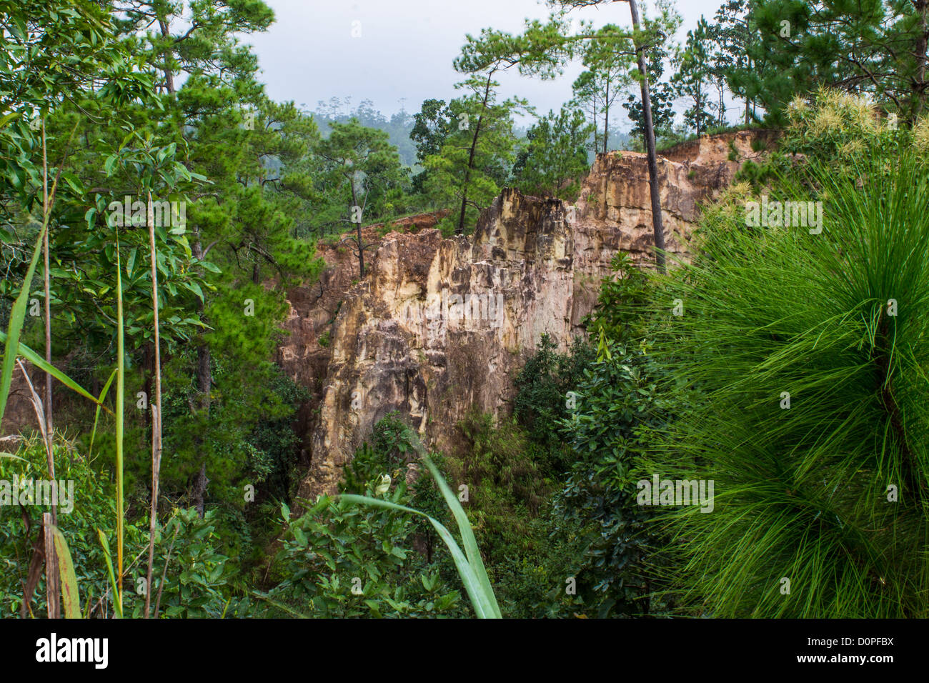 Konglom Canyon in Wianghaeng, Chiangmai Thailandia Foto Stock