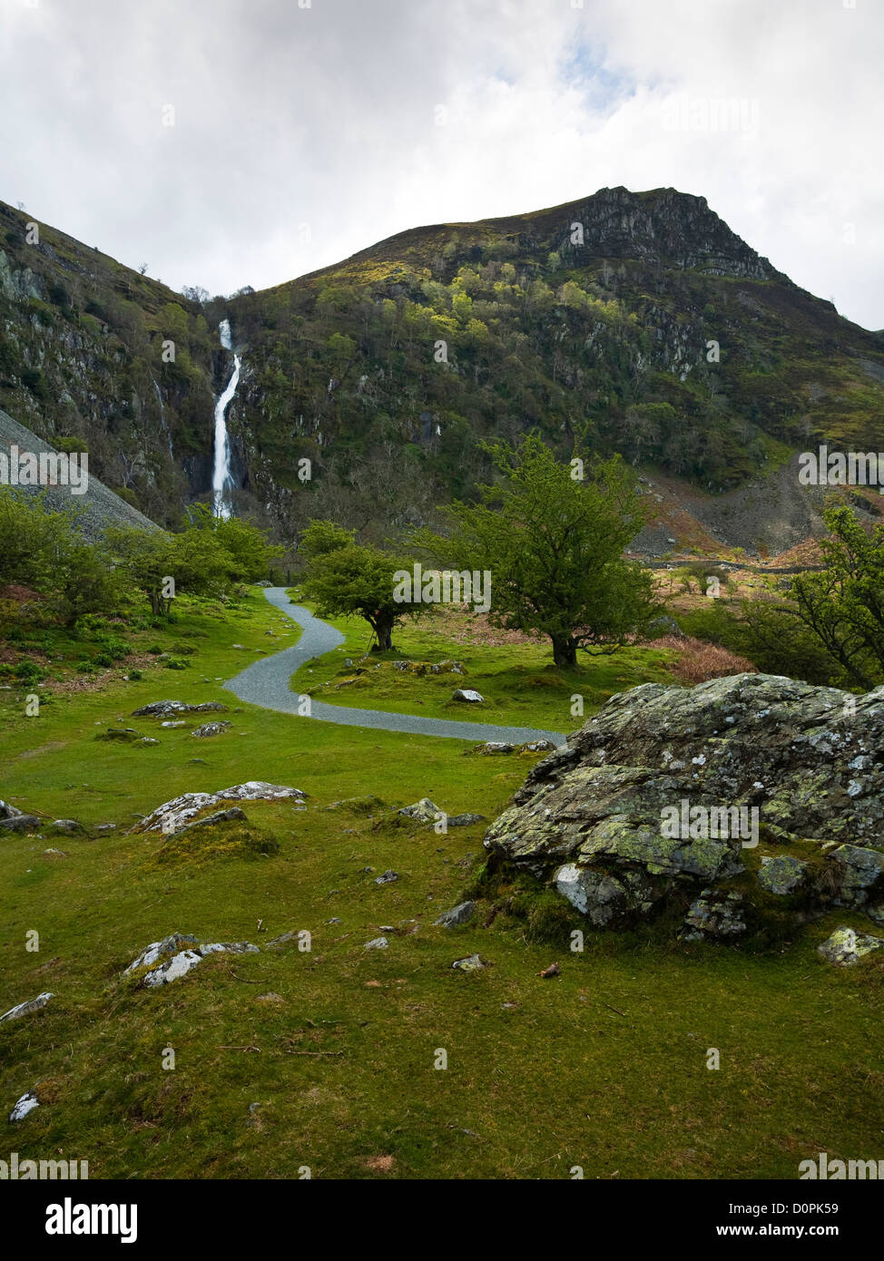 Aber Cade vicino a Abergwyngregyn nel Parco Nazionale di Snowdonia nel Galles Foto Stock