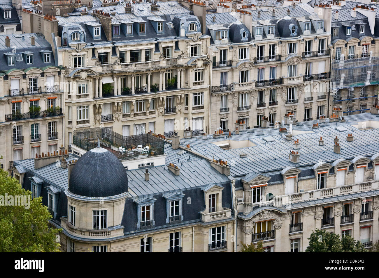 Elegante appartamenti residenziali appartamenti area distrettuale Parigi Francia Europa Foto Stock