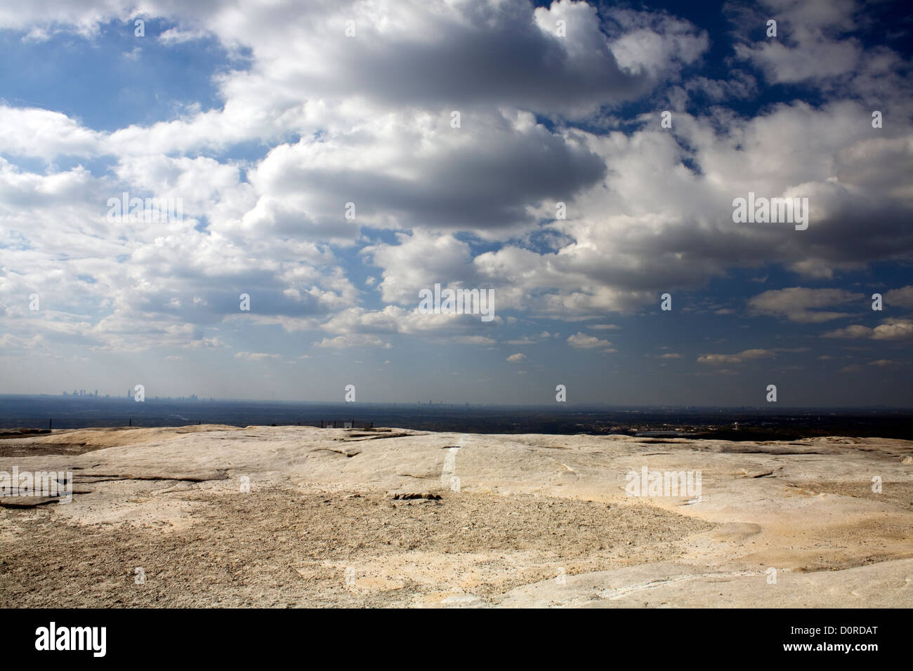 GA00165-00...GEORGIA - Vertice di Stone Mountain in Stone Mountain Park, una attrazione turistica vicino ad Atlanta. Foto Stock