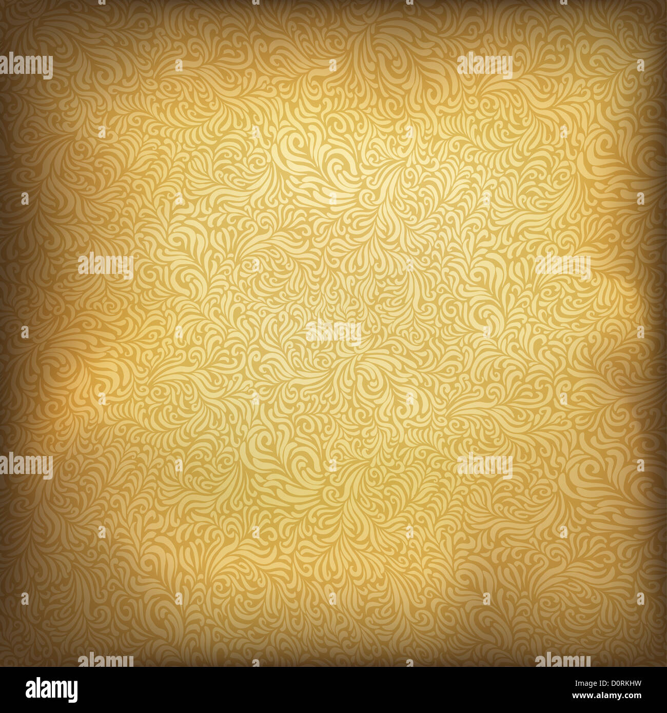 Golden sfondo vintage Foto Stock