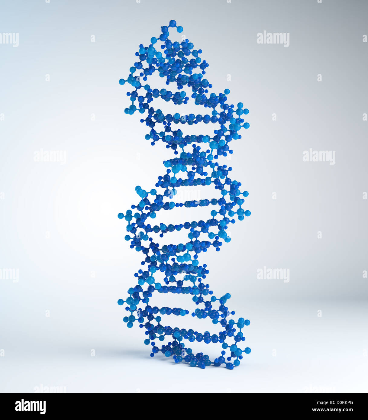 Il filamento di DNA modello Foto Stock