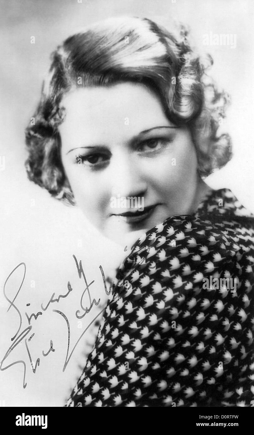 ELSIE CARLISLE (1896-1977) band di musica da ballo inglese singer Foto Stock