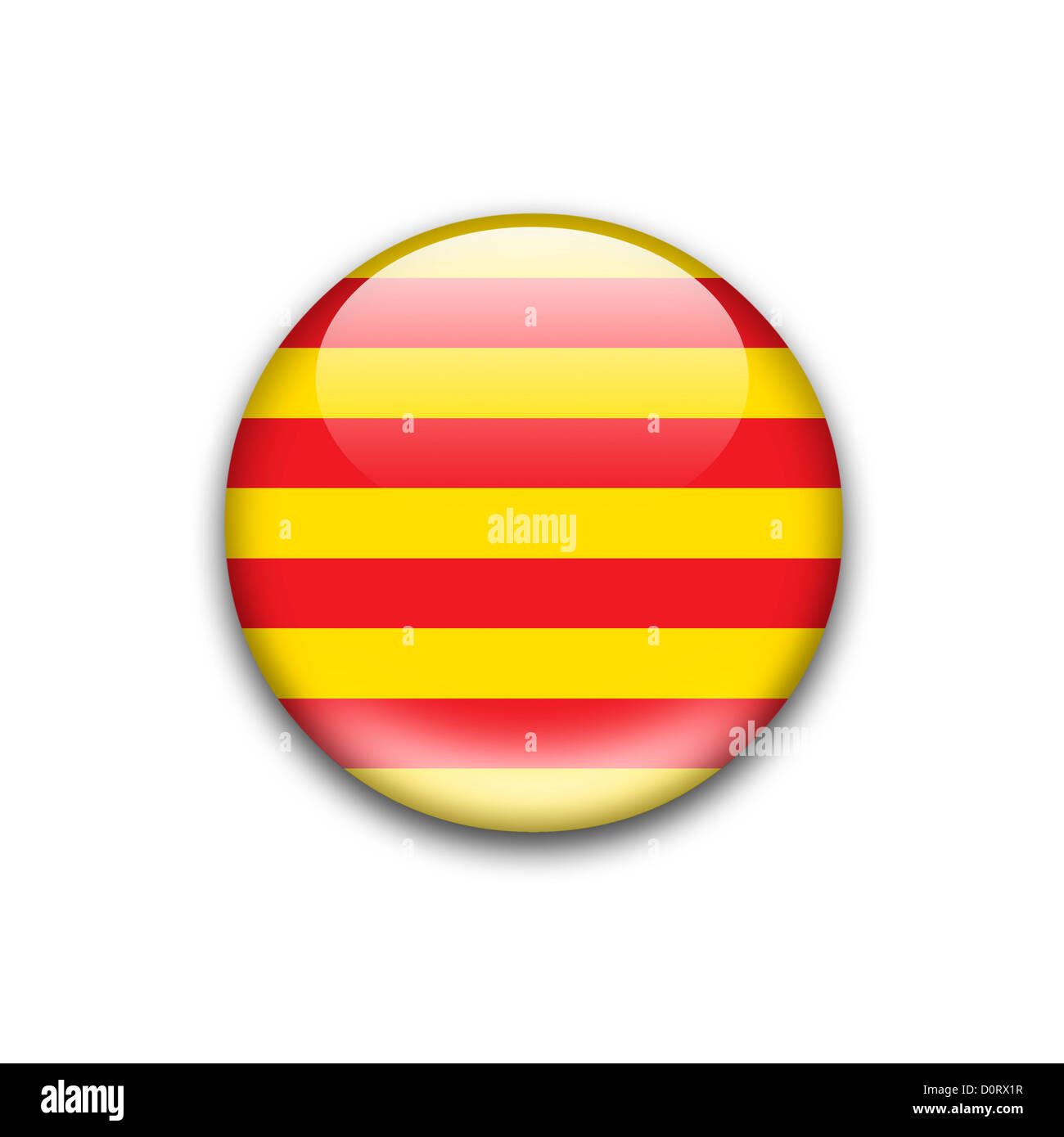 La Catalogna bandiera catalana Foto Stock