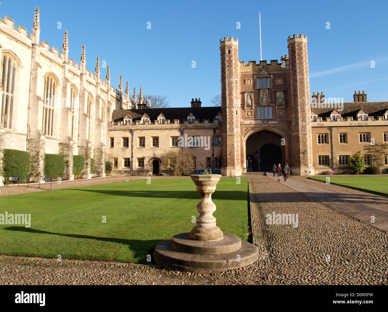 Il Trinity College di Cambridge, Regno Unito Foto Stock