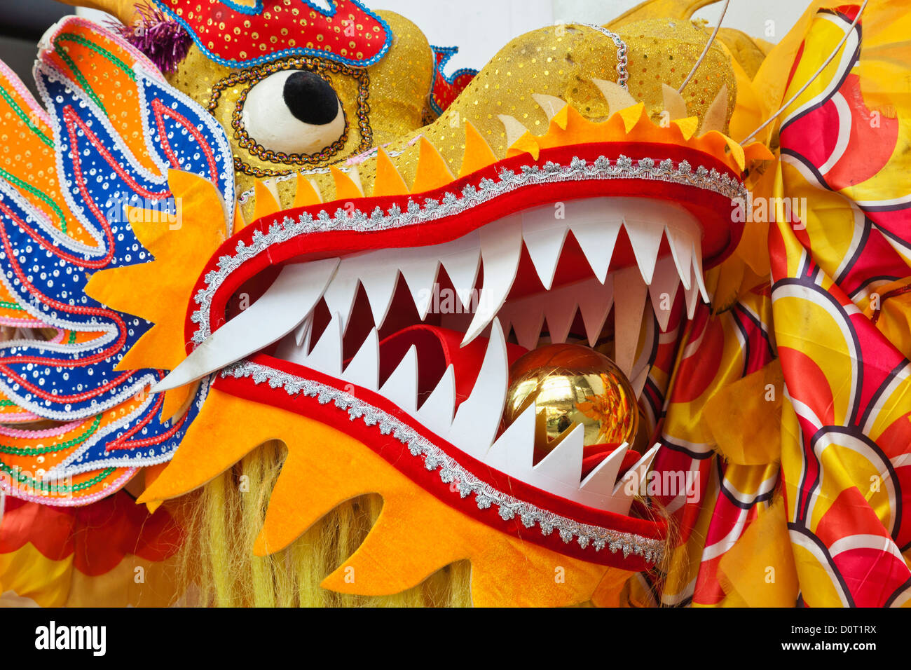 Asia, Singapore, Chinatown, Cinese, Dragon, draghi, Drago Cinese, turismo, vacanze, ferie, viaggi Foto Stock