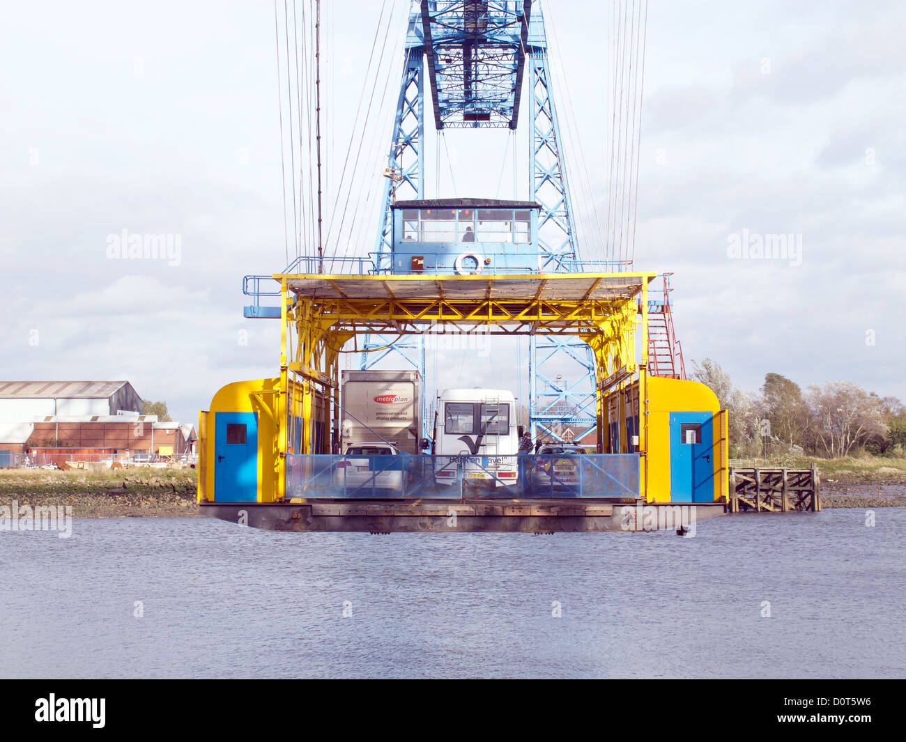 Middlesbrough Transporter Bridge Foto Stock