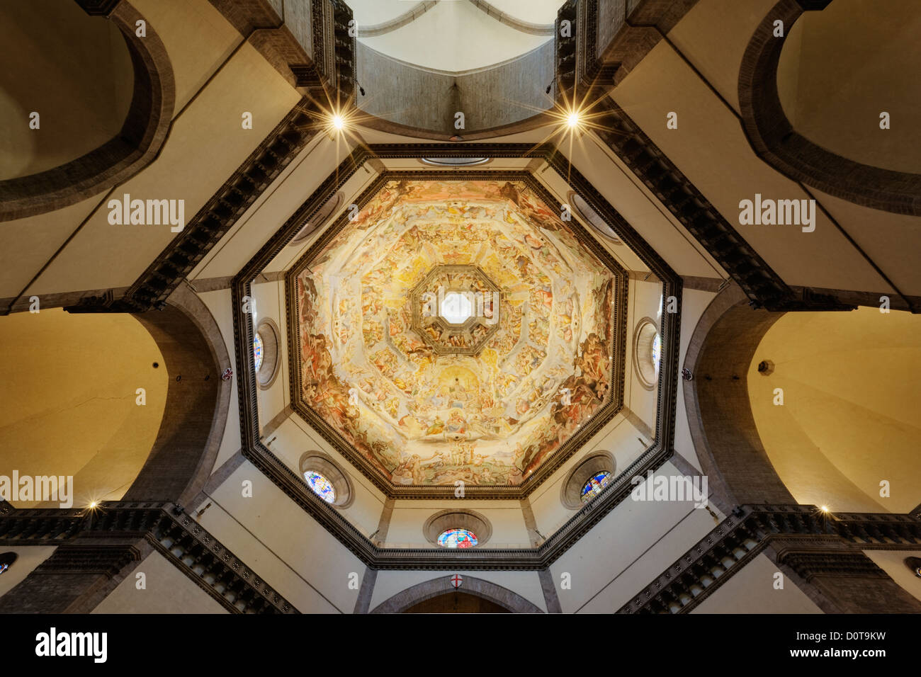 Arco archi arcuata dettagli architettonici architettura arte artistico edificio edifici duomo cattedrale di Santa Maria in fiore Foto Stock