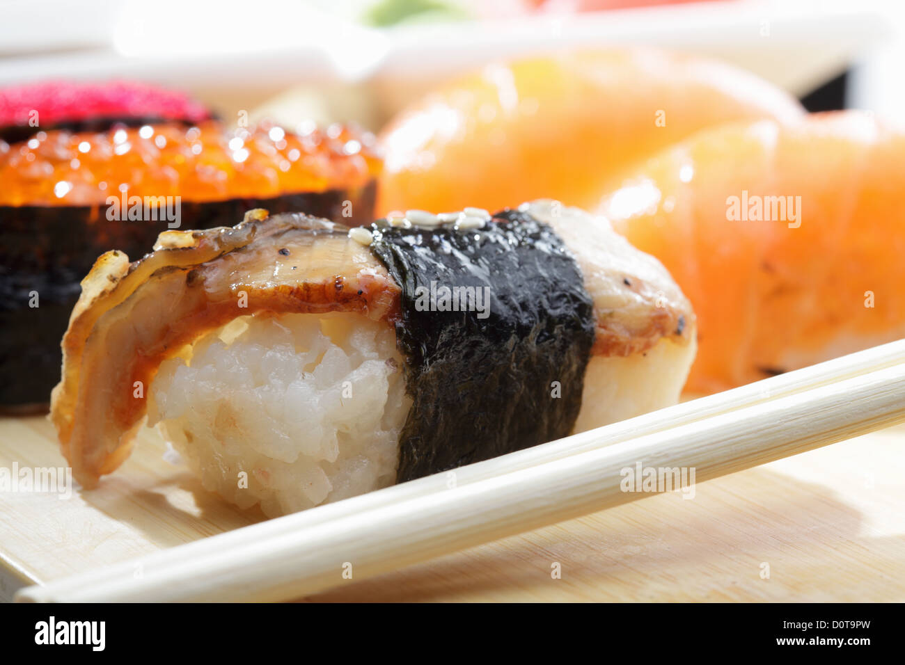 Pasto dei sushi Foto Stock