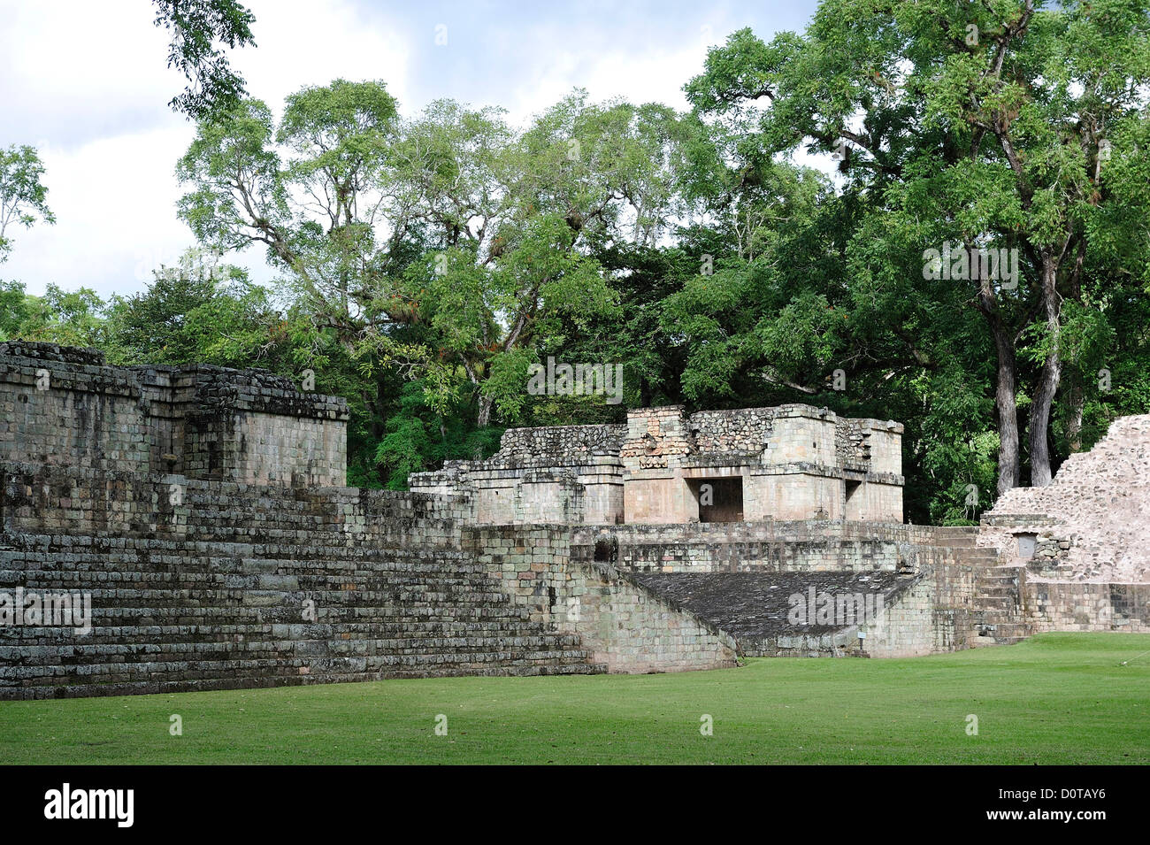 UNESCO World Heritage, sito, Museo, Parque Archeologico Copan, Copan, ruderi, America Centrale, Honduras, Maya, piramidi Foto Stock