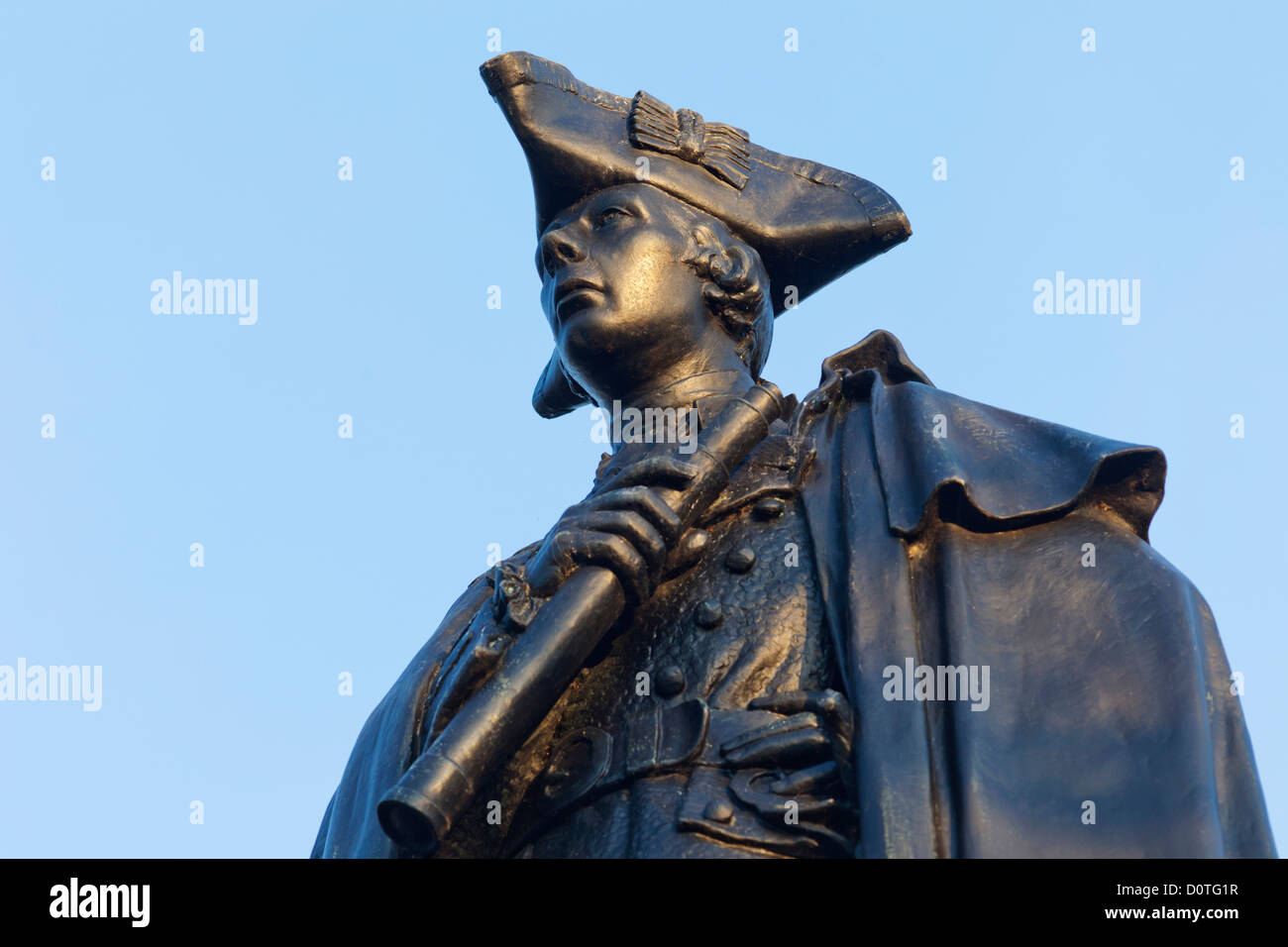 UK, Regno Unito, Gran Bretagna, Gran Bretagna, Inghilterra, Londra Greenwich, il parco di Greenwich, James Wolfe, Wolfe, Generale Wolfe Foto Stock