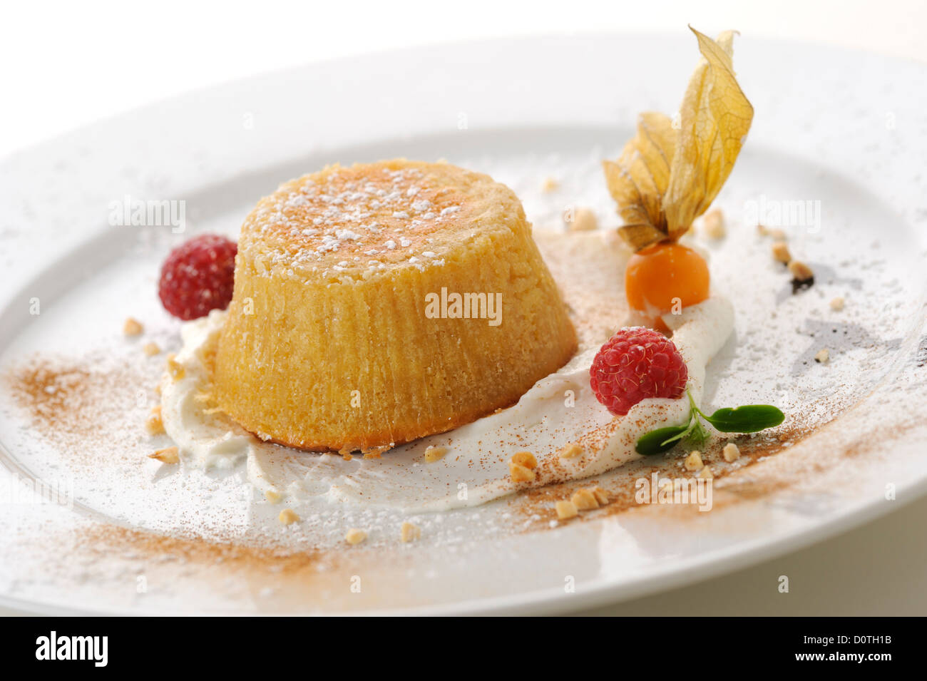 Dessert gourmet Foto Stock