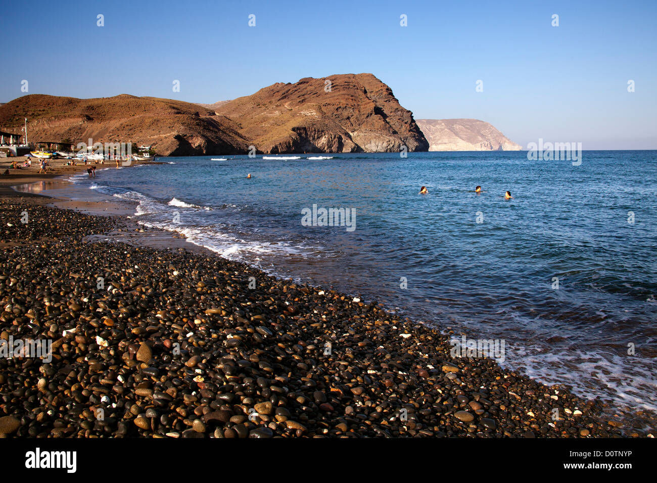 Las Negras Spiaggia Cabo de Gata Nijar Almeria Andalusia Spagna Foto Stock