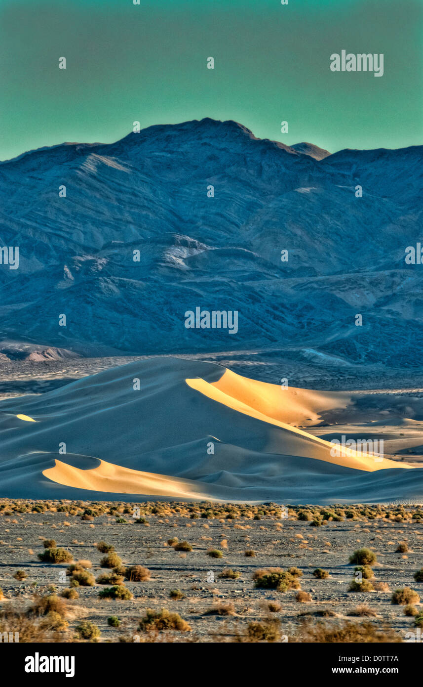 Ibex dune, Valle della Morte, National Park, California, Stati Uniti d'America, Stati Uniti, America, Foto Stock