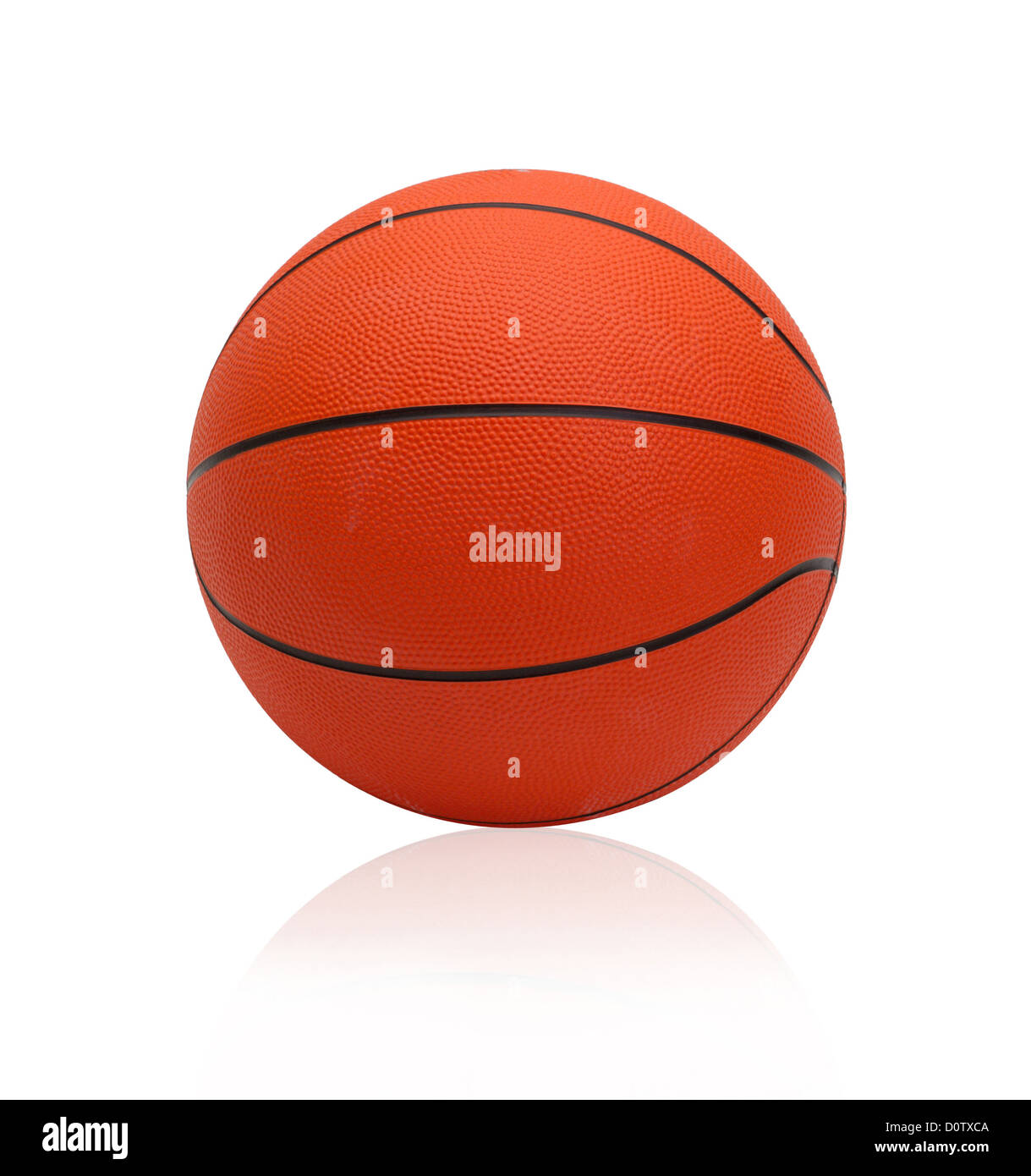 Basket il mondo sport preferito giochi isolato su bianco Foto Stock