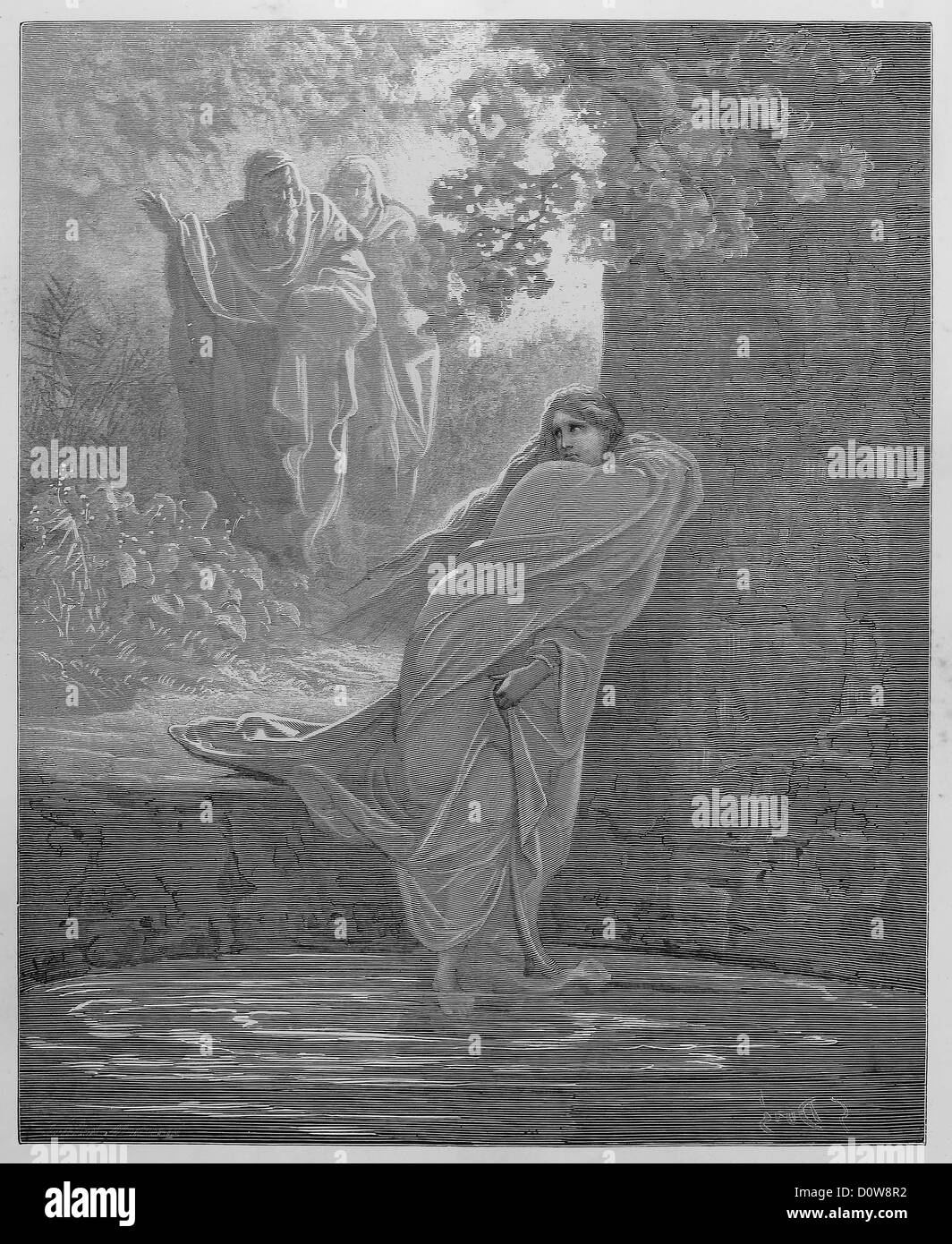 Susanna nel bagno Foto Stock