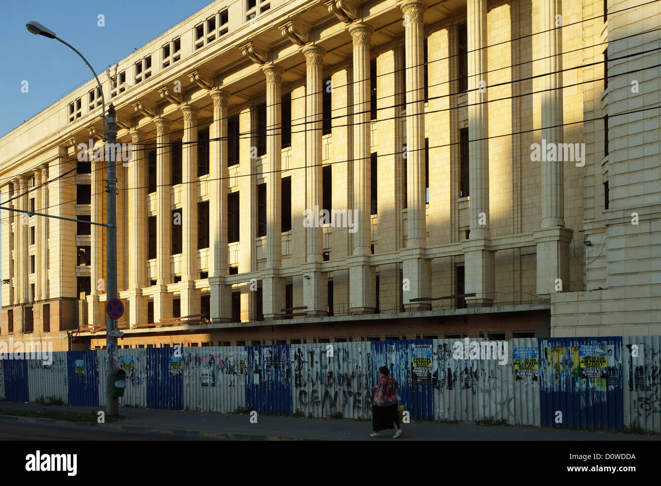 Bucarest, Romania, che è ancora in costruzione Dambovita Center Foto Stock