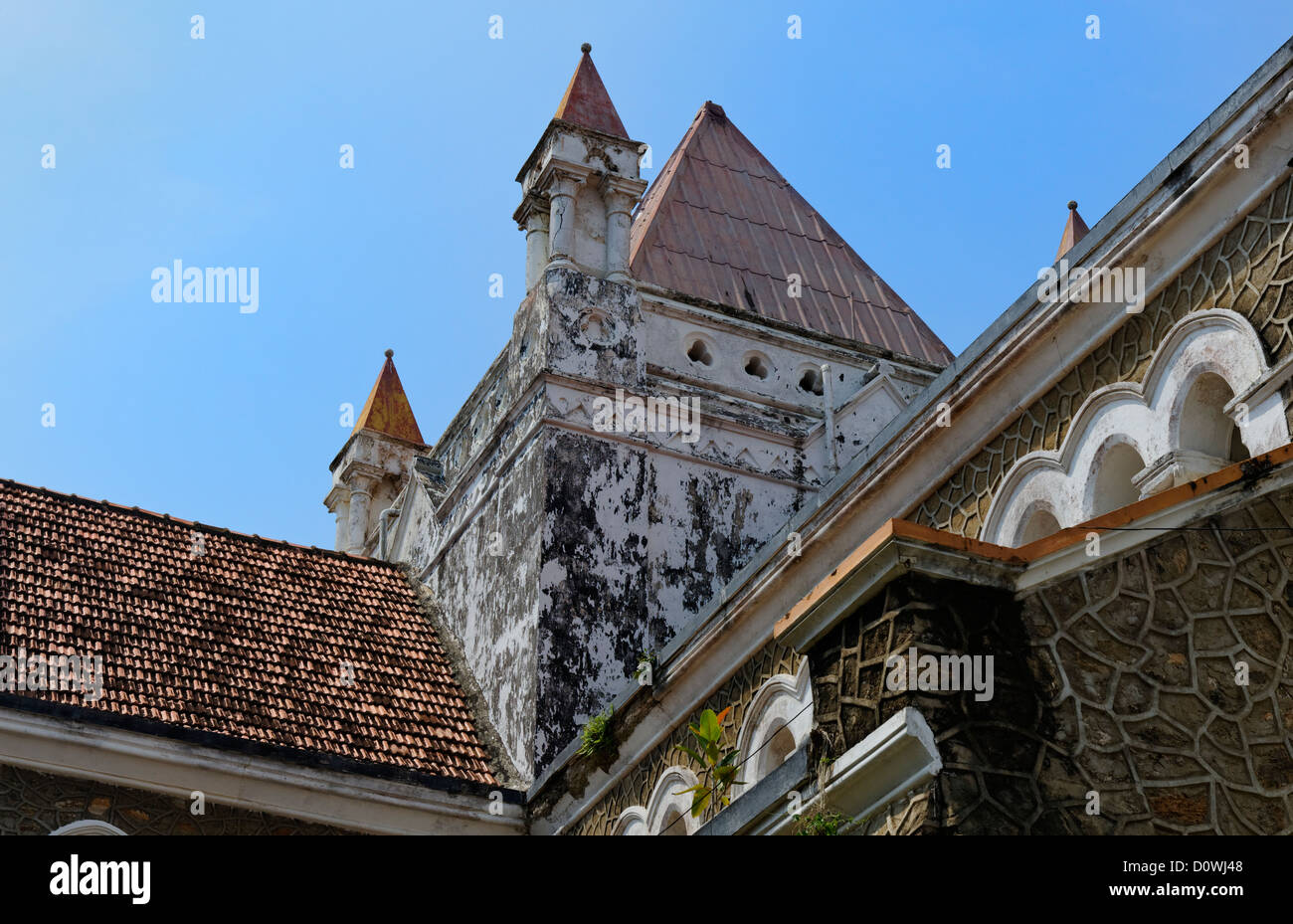 La vecchia chiesa olandese, Galle Fort, Galle, Sri Lanka Foto Stock