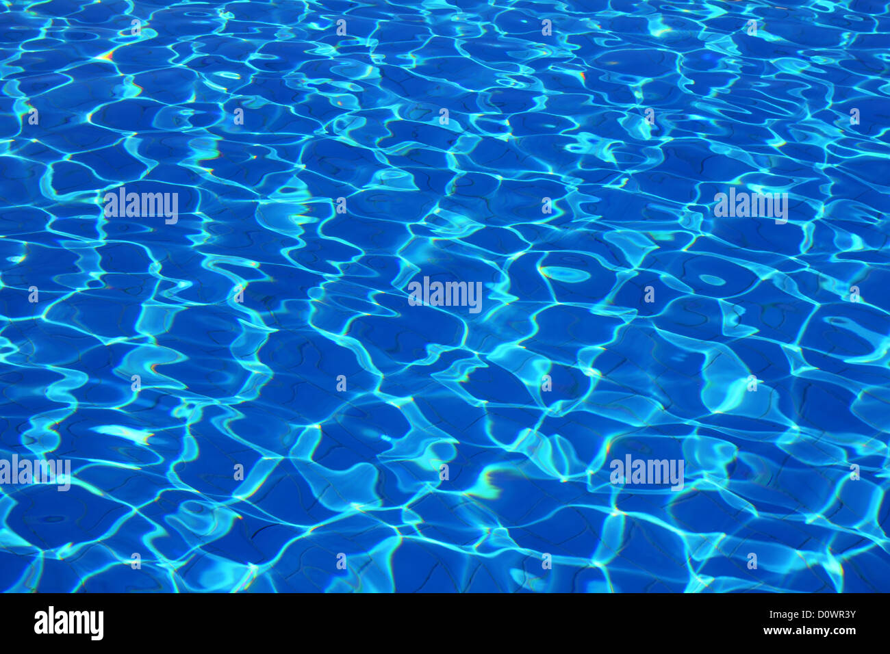 Ripple acqua blu sullo sfondo Foto Stock