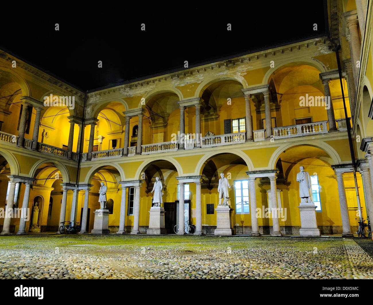 Università di Pavia, Lombardia, Italia Foto Stock